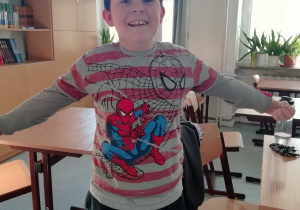 Mariusz - wielbiciel Spidermana.